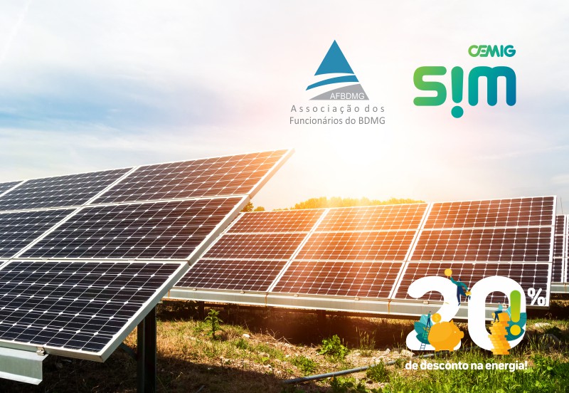 Energia solar por assinatura - Parceria Cemig SIM AFBDMG